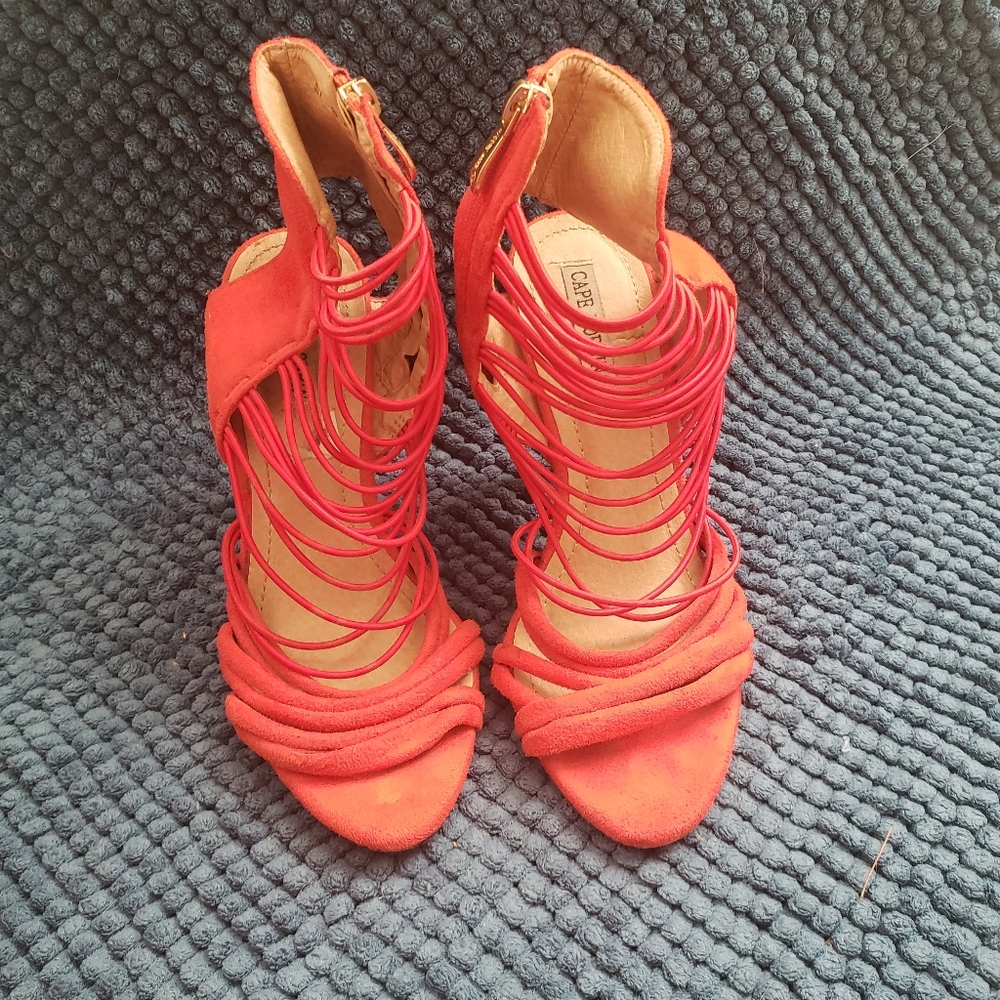 Strappy heels